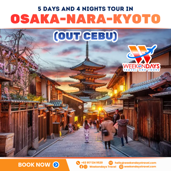5D4N | JAPAN OSAKA-NARA-KYOTO TOUR (OUT CEBU) | OCTOBER 2026