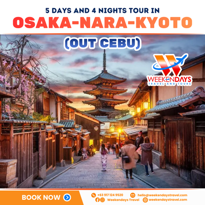 5D4N | JAPAN OSAKA-NARA-KYOTO TOUR (OUT CEBU) | OCTOBER 2026