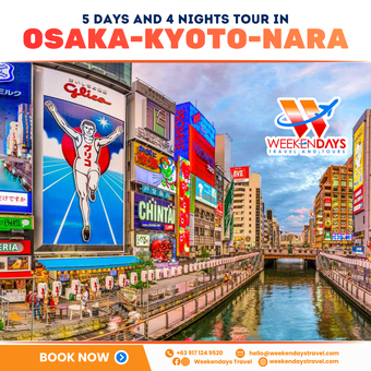 5D4N | DISCOVER OSAKA-KYOTO-NARA TOUR | SEPTEMBER - DECEMBER 2026