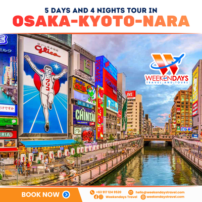 5D4N | DISCOVER OSAKA-KYOTO-NARA TOUR | SEPTEMBER - DECEMBER 2026