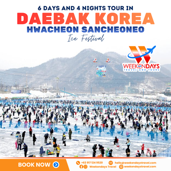 6D4N | DAEBAK KOREA - HWACHEON SANCHEONEO ICE FESTIVAL | JANUARY 2027