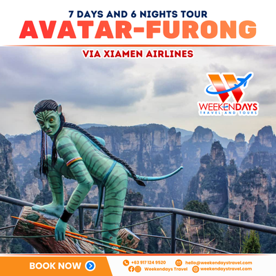 7D6N | AVATAR-FURONG TOUR (VIA XIAMEN AIRLINES) | JUNE - OCTOBER 2026