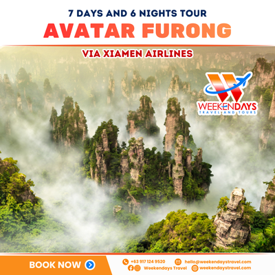 7D6N | AVATAR-FURONG TOUR (VIA XIAMEN AIRLINES) | JUNE - OCTOBER 2026