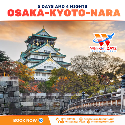 5D4N | OSAKA-KYOTO-NARA TOUR | SEPTEMBER - DECEMBER 2026