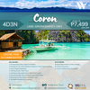 4D3N Coron Tour Package